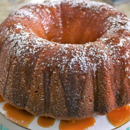 Cream Cheese Pound Cake Recipe (VIDEO) - A Spicy Perspective