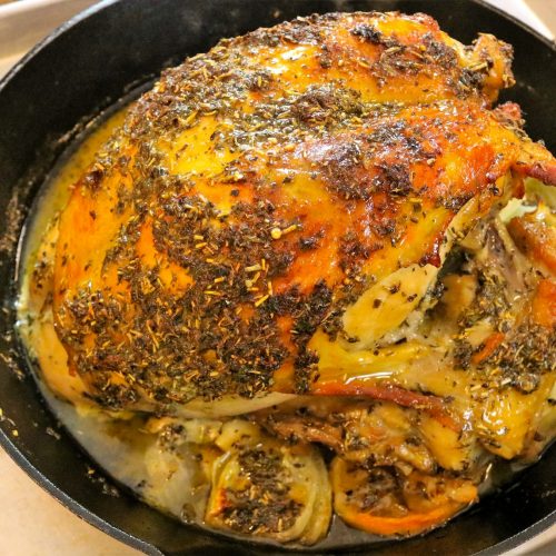 Brined & Roasted Turkey - Chef Lorious